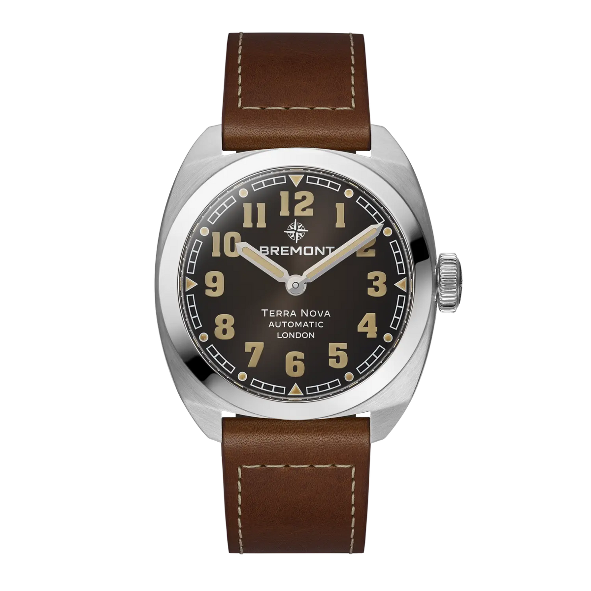 Bremont Watches | Mens | Terra Nova Terra Nova 38 TN38-ND-SS-BK-L-S
