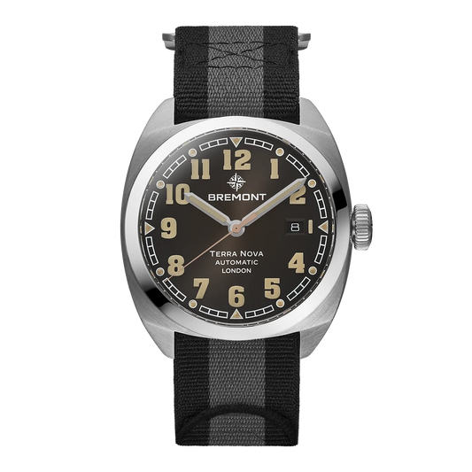 Bremont Watches | Mens | Terra Nova Terra Nova 40.5 Date TN40-DT-SS-BK-N-S