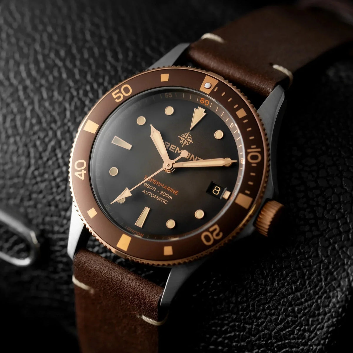 Bremont Watches | Mens | Supermarine Supermarine 300M Date, Bi-Colour SM40-DT-BI-BR-L-S