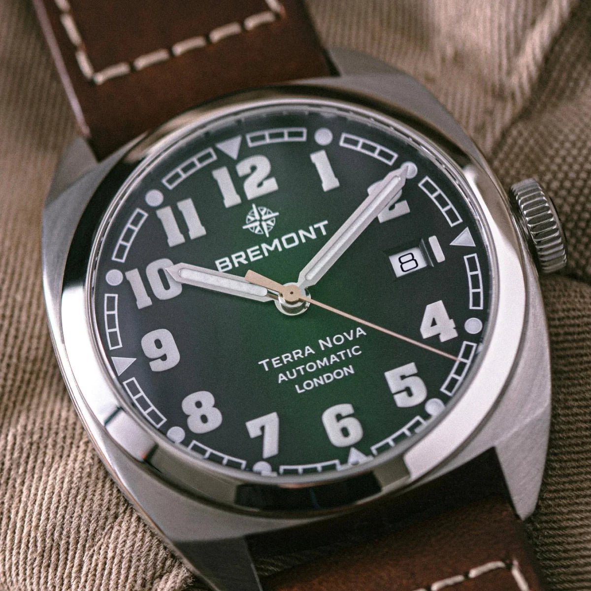 Bremont Watches | Mens | Terra Nova Terra Nova 40.5 Date TN40-DT-SS-GN-L-S