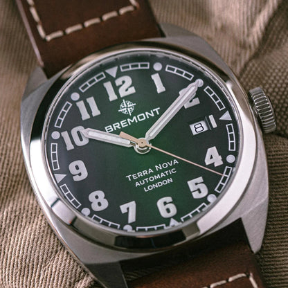 Bremont Watches | Mens | Terra Nova Terra Nova 40.5 Date TN40-DT-SS-GN-L-S