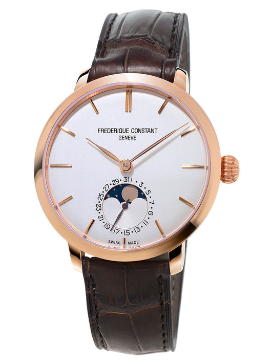 Frederique Constant Slimline Manufacture Moonphase Automatic Men's Watch FC-703V3S4