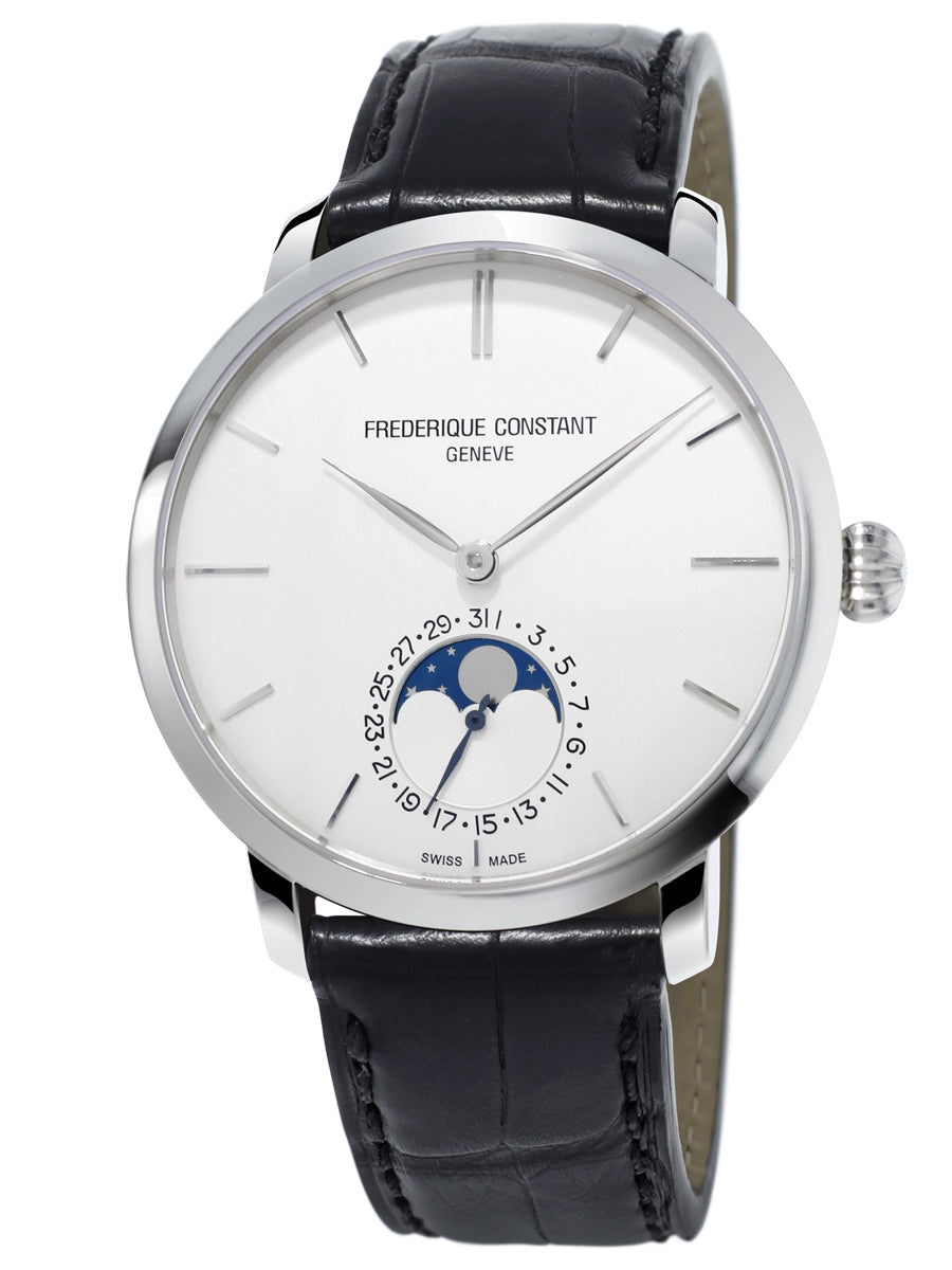 Frederique Constant Slimline Manufacture Moonphase Automatic Men's Watch FC-705S4S6