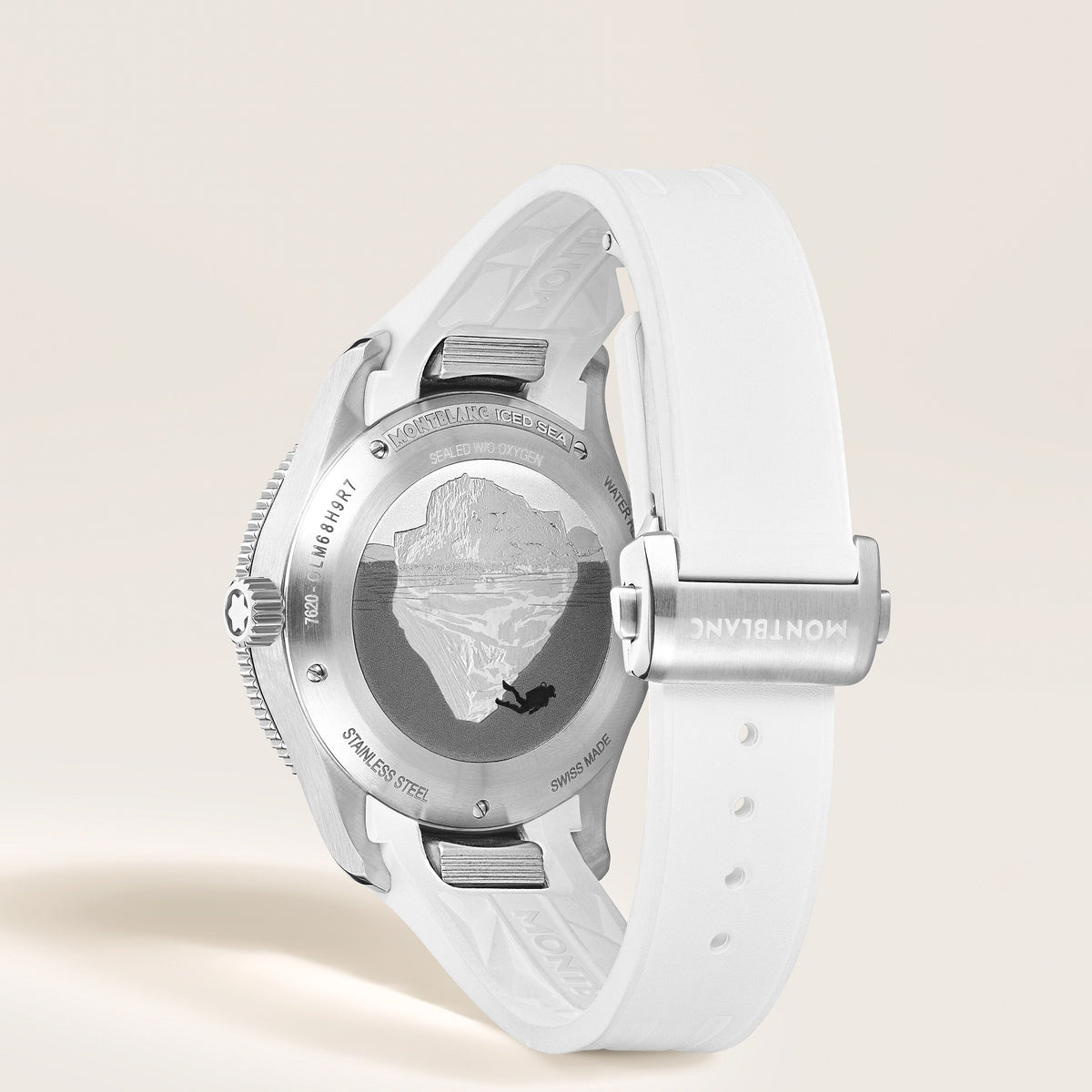 Montblanc Iced Sea Automatic Date 0 Oxygen - Steel - Ceramic - White - Montblanc® US MB134025