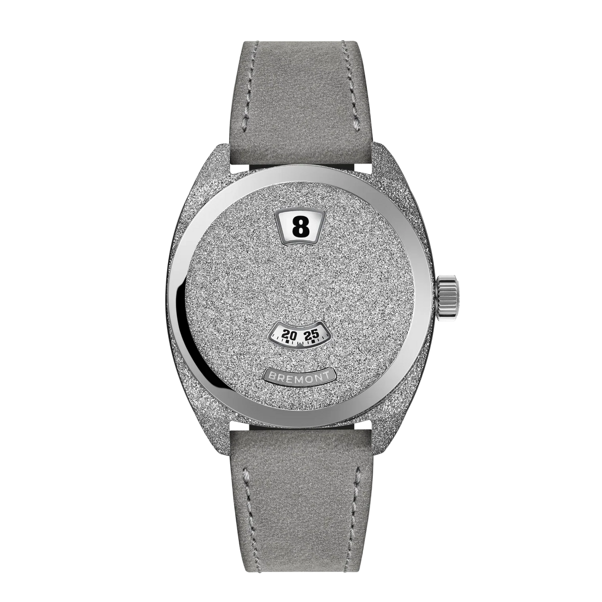 Bremont Watches | Mens | Terra Nova Terra Nova 35mm Jumping Hour Frosted Leather Strap TN35-JH-FS-CC-L-S