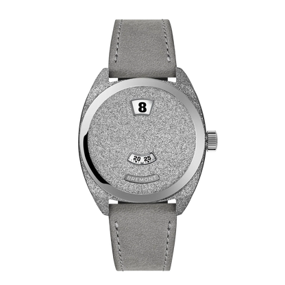 Bremont Watches | Mens | Terra Nova Terra Nova 35mm Jumping Hour Frosted Leather Strap TN35-JH-FS-CC-L-S