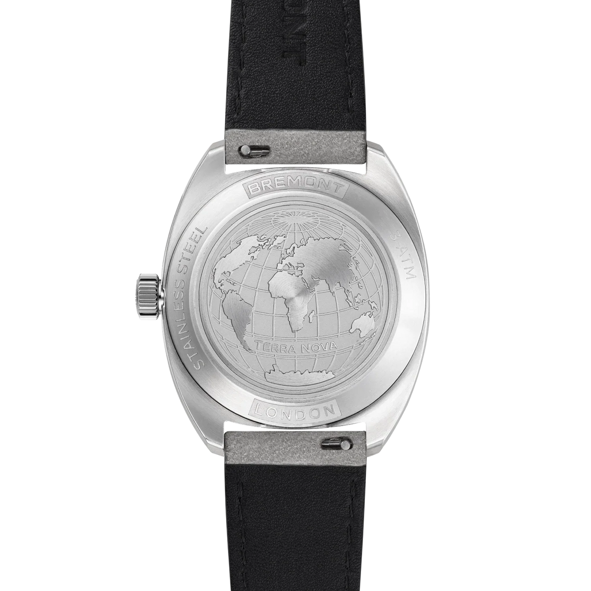 Bremont Watches | Mens | Terra Nova Terra Nova 35mm Jumping Hour Frosted Leather Strap TN35-JH-FS-CC-L-S