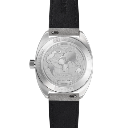 Bremont Watches | Mens | Terra Nova Terra Nova 35mm Jumping Hour Frosted Leather Strap TN35-JH-FS-CC-L-S