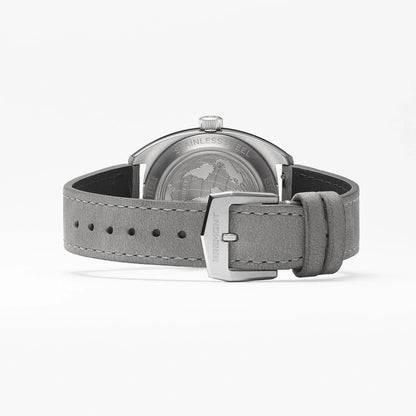 Bremont Watches | Mens | Terra Nova Terra Nova 35mm Jumping Hour Frosted Leather Strap TN35-JH-FS-CC-L-S