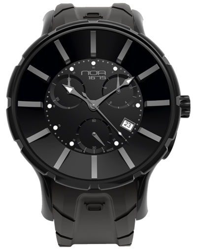 N.O.A. 16.75 G Lumi GL 007 Chronograph PVD Black