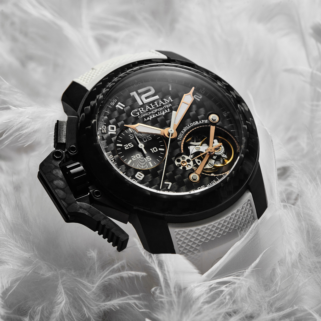 Graham CHRONOFIGHTER SUPERLIGHT CARBON SKELETON TOURBILLOGRAPHE 2CCBK.B35A