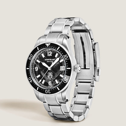 Montblanc Iced Sea Automatic Date 0 Oxygen - Steel - Ceramic - Black - Montblanc® US MB136765