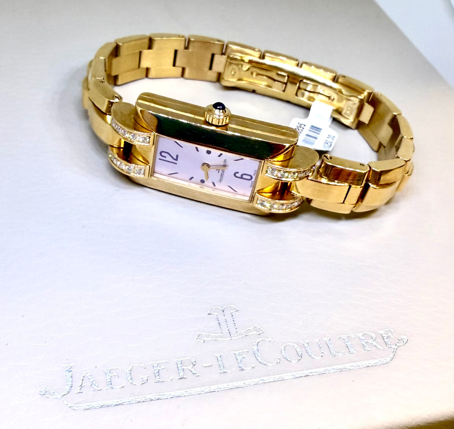 Pre-owned Jaeger LeCoultre Idéale Ladies 18kt Rose gold diamond set Model 4602184