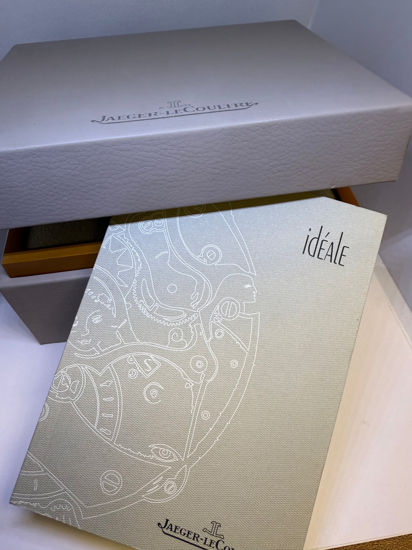 Pre-owned Jaeger LeCoultre Idéale Ladies 18kt Rose gold diamond set Model 4602184