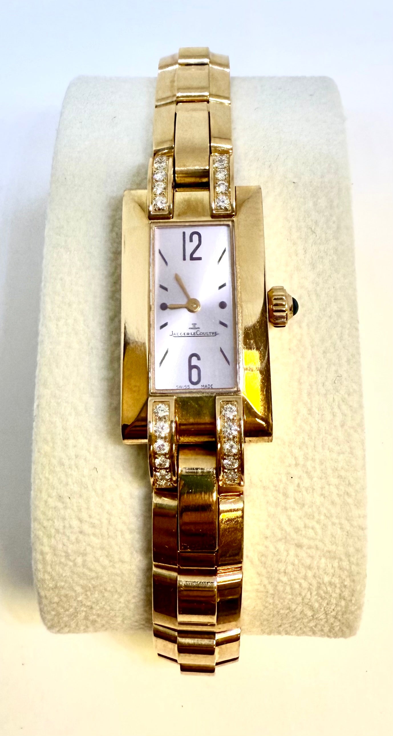 Pre-owned Jaeger LeCoultre Idéale Ladies 18kt Rose gold diamond set Model 4602184