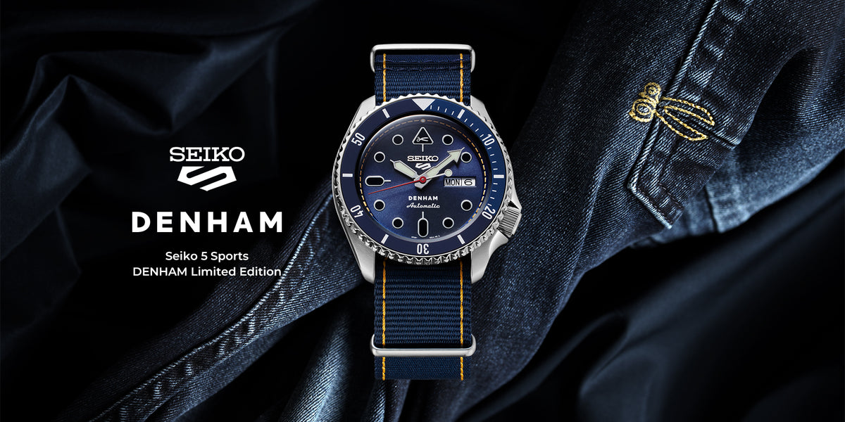 Seiko 5 SKX series DENHAM Limited Edition, Seiko Boutique exclusive model SBSA281