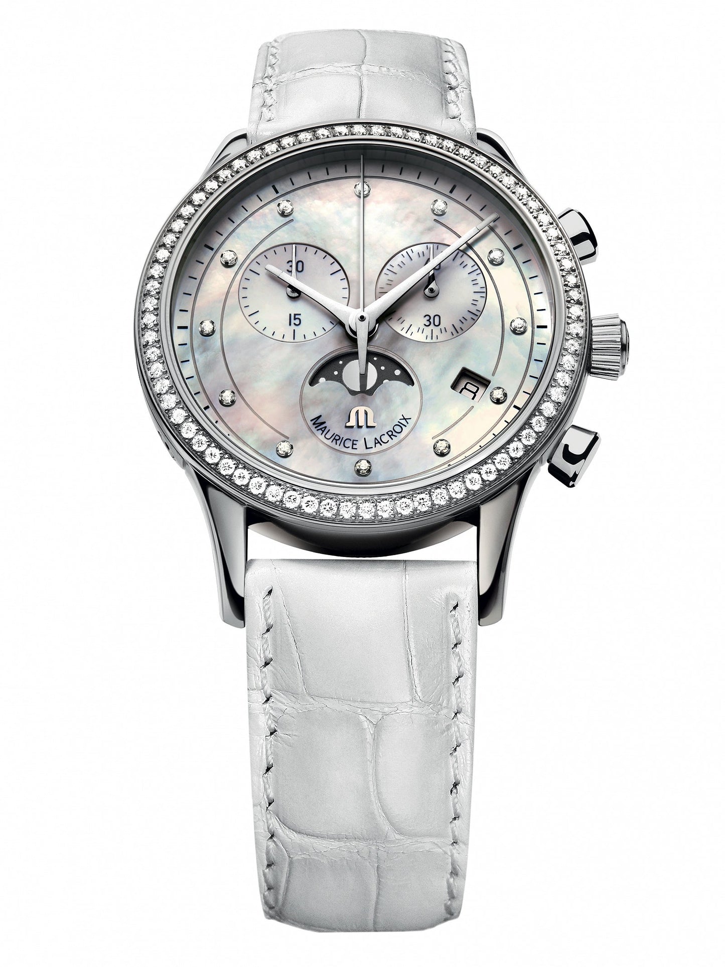 Maurice Lacroix Les Classiques Chronographe Phases De Lune Ladies LC1087-SD501-160-1