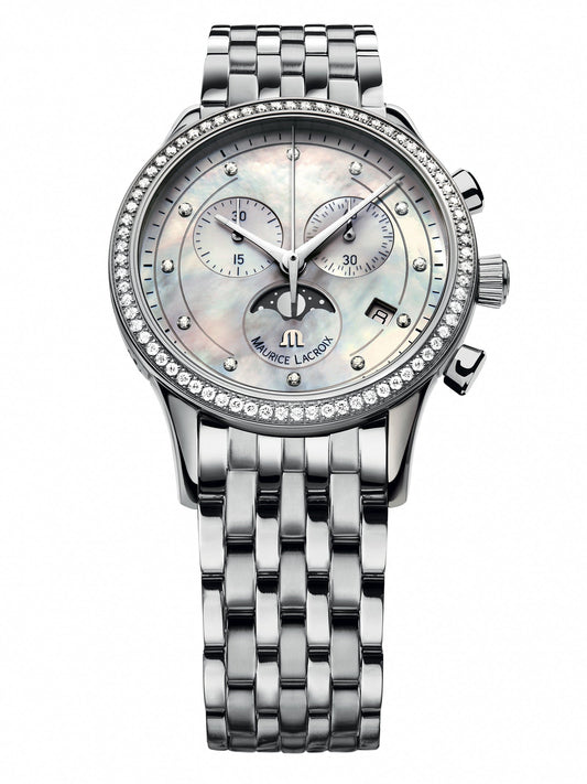 Maurice Lacroix Les Classiques Chronographe Phases De Lune Ladies LC1087-SD502-160-1