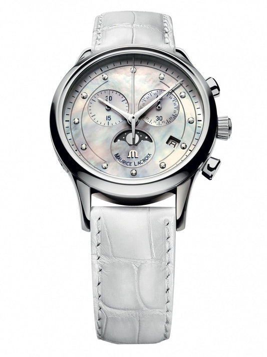 Maurice Lacroix Les Classiques Chronographe Phases De Lune Ladies LC1087-SS001-160-1