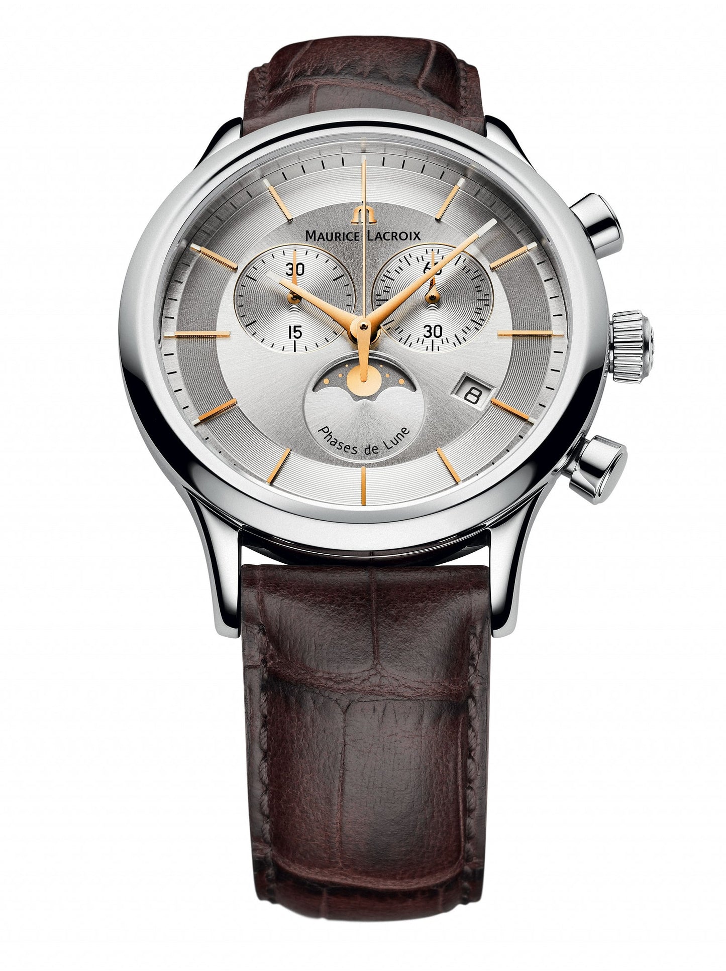 Maurice Lacroix Les Classiques Chronographe Phases De Lune LC1148-SS001-132-1