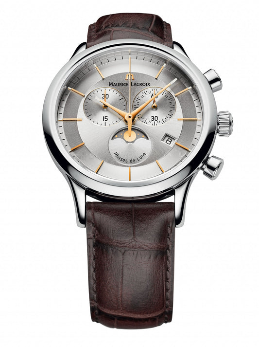 Maurice Lacroix Les Classiques Chronographe Phases De Lune LC1148-SS001-132-1