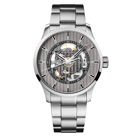 Mido Multifort Skeleton Vertigo M0384361103100