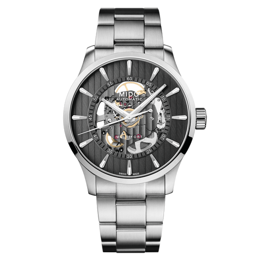 Mido Multifort Skeleton Vertigo M0384361106100