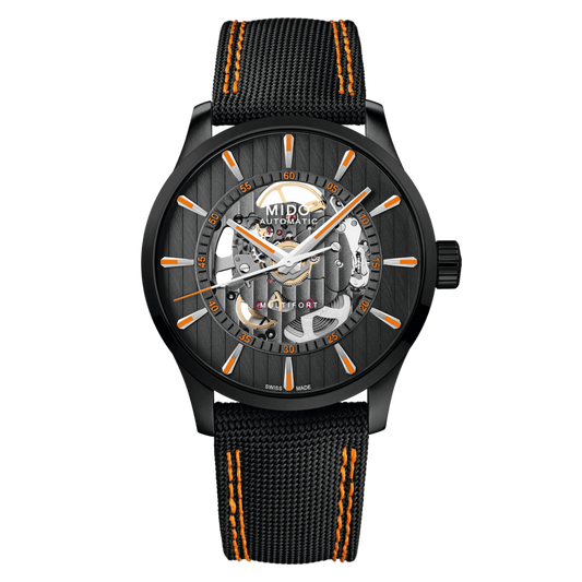 Mido Multifort Skeleton Vertigo M0384363705100