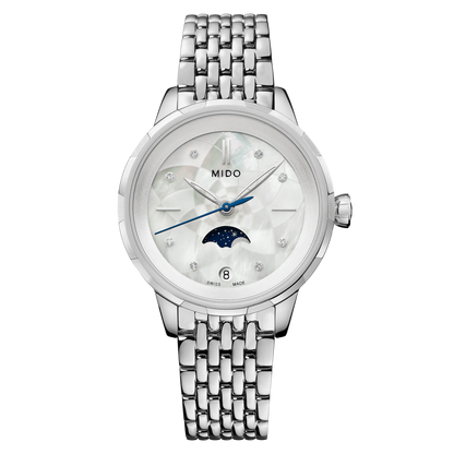 Mido Rainflower Moonphase Quartz M0430231110600