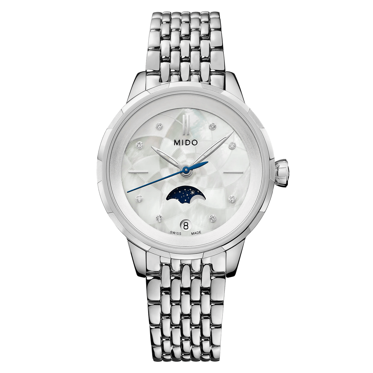 Mido Rainflower Moonphase Quartz M0430231110600
