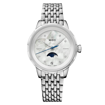 Mido Rainflower Moonphase Quartz M0430231110600