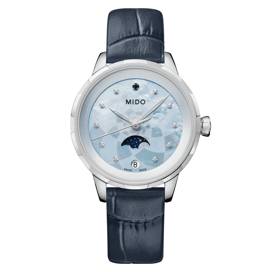 Mido Rainflower Moonphase Quartz M0430231613100