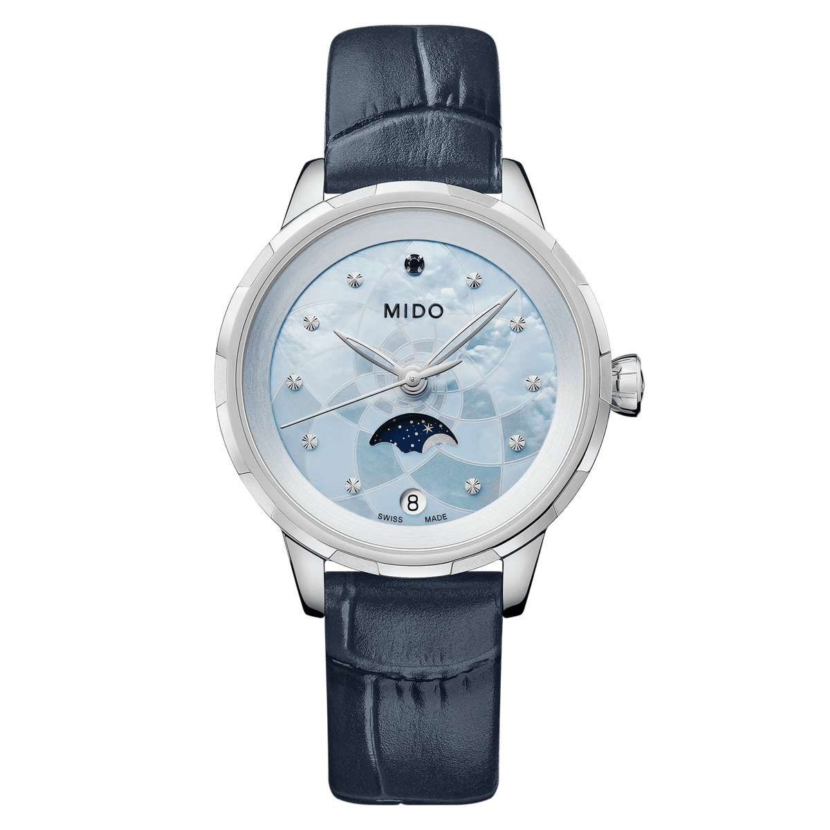 Mido Rainflower Moonphase Quartz M0430231613100