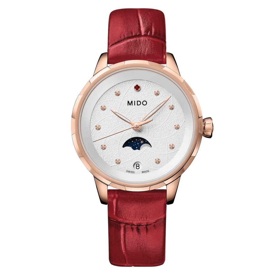 Mido Rainflower Moonphase Quartz M0430233603100
