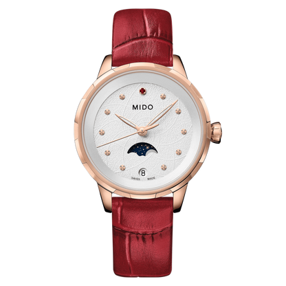 Mido Rainflower Moonphase Quartz M0430233603100