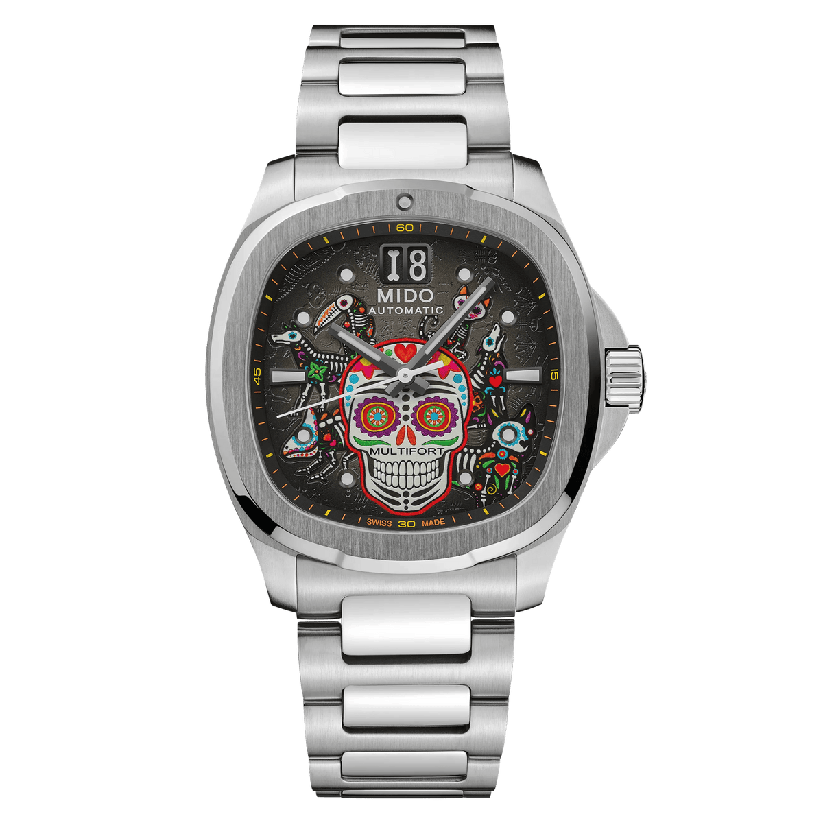 Mido Multifort TV Big Date Alebrijes M0495261108102
