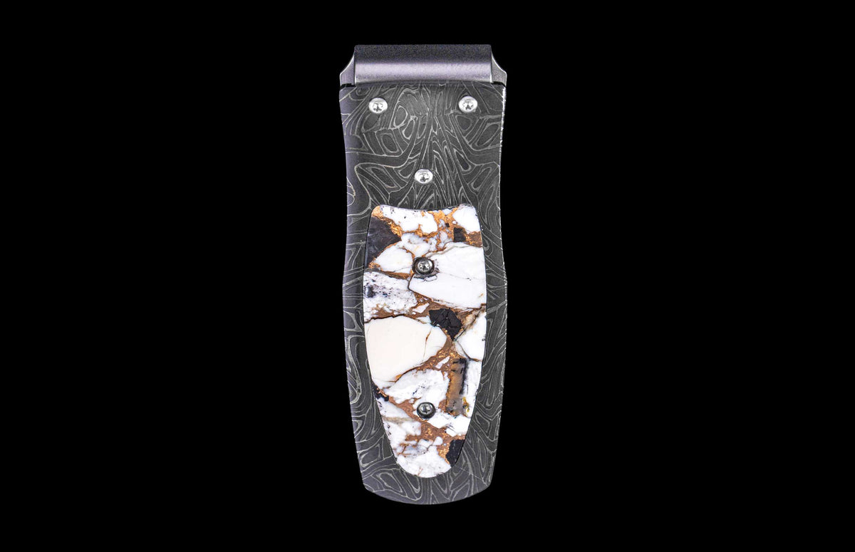William Henry MONEY CLIP M4 WHITE BUFFALO