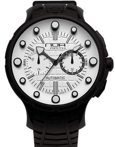 N.O.A. MMTH MM MMTH 002 Automatic Chronograph PVD Black White