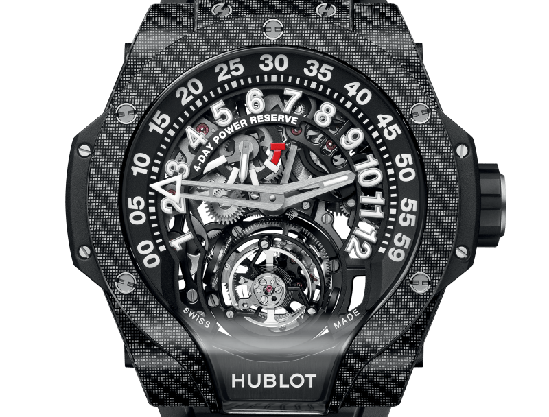Hublot MP-13 Tourbillon Bi-Axis Retrograde Black Carbon 44 mm 913.YT.1170.RX