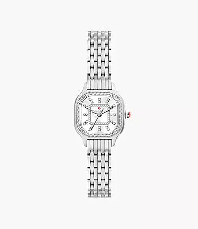 Michele Meggie Mini Diamond Stainless Steel Watch MWW33D000001