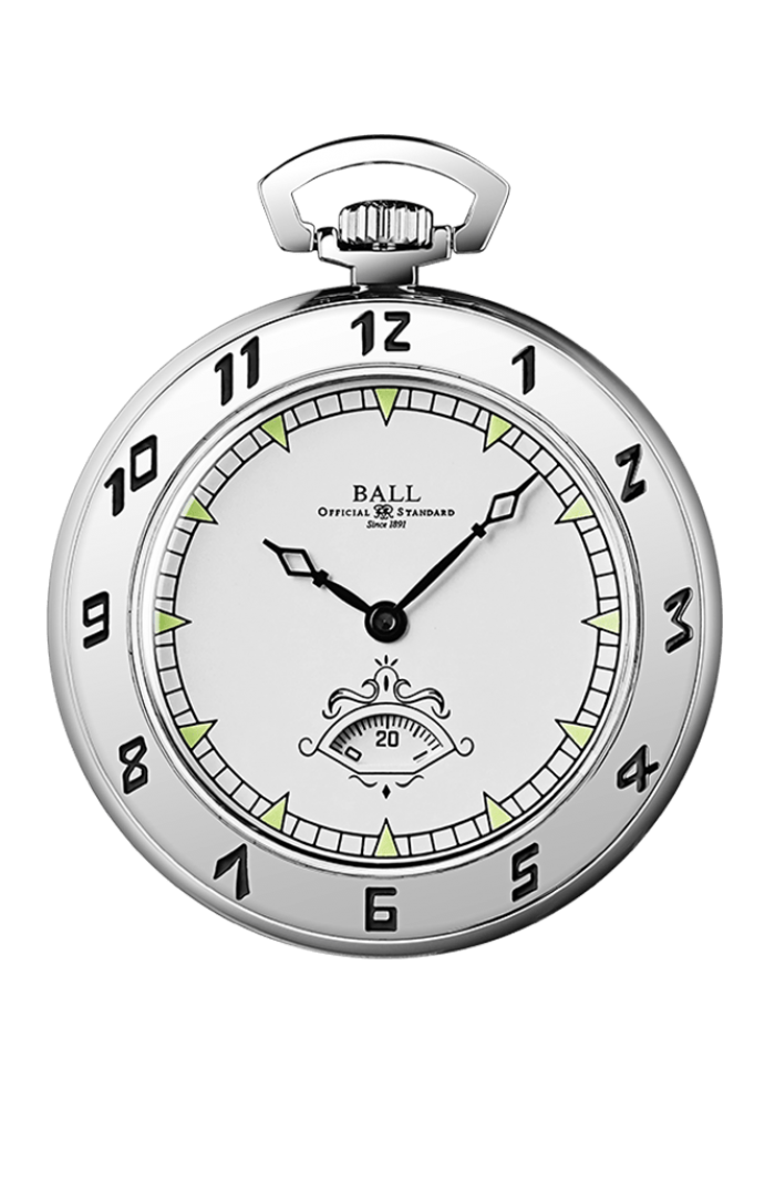 Trainmaster Secometer Pocket Watch (45mm)