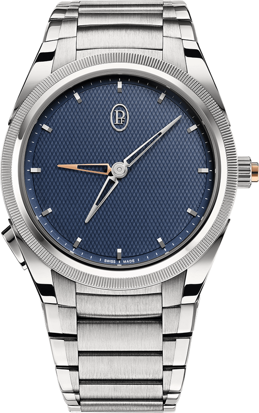 Parmigiani Fleurier TONDA PF GMT RATTRAPANTE STEEL PLATINUM MILANO BLUE - Parmigiani Fleurier PFC905-1020001-100182