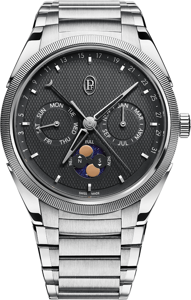 Parmigiani Fleurier TONDA PF GREGORIAN ANNUAL CALENDAR STEEL PLATINUM WARM GREY - Parmigiani Fleurier PFC907-1020001-100182