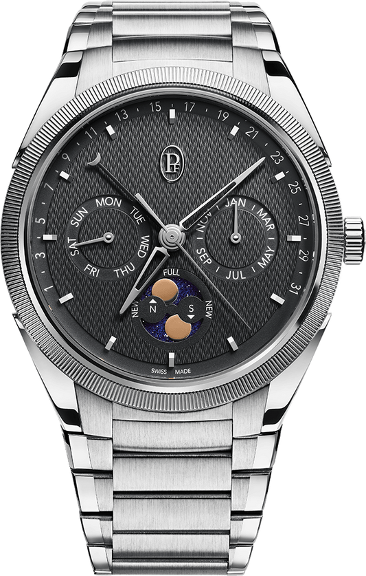 Parmigiani Fleurier TONDA PF GREGORIAN ANNUAL CALENDAR STEEL PLATINUM WARM GREY - Parmigiani Fleurier PFC907-1020001-100182