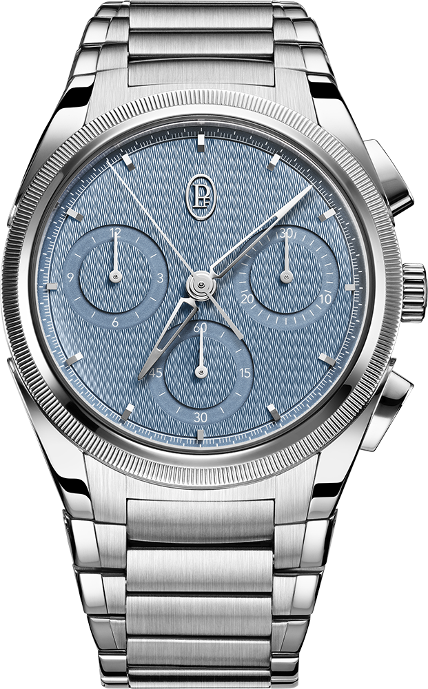 Parmigiani Fleurier TONDA PF CHRONOGRAPH 40MM NO DATE STEEL PLATINUM MINERAL BLUE COSC - Parmigiani Fleurier PFC917-1020001-100182