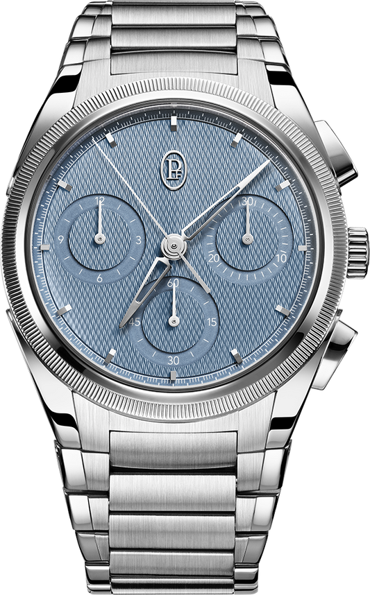 Parmigiani Fleurier TONDA PF CHRONOGRAPH 40MM NO DATE STEEL PLATINUM MINERAL BLUE COSC - Parmigiani Fleurier PFC917-1020001-100182