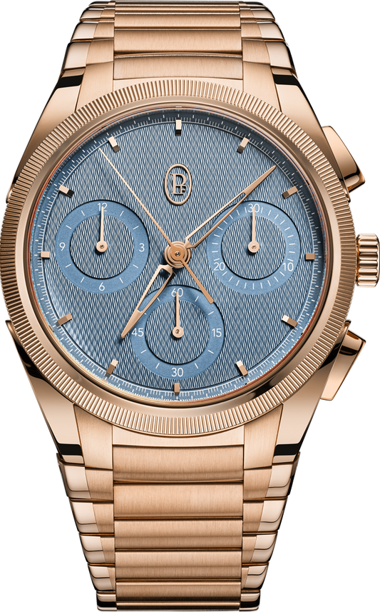 Parmigiani Fleurier TONDA PF CHRONOGRAPH 40MM NO DATE ROSE GOLD MINERAL BLUE COSC - Parmigiani Fleurier PFC917-2020001-200182