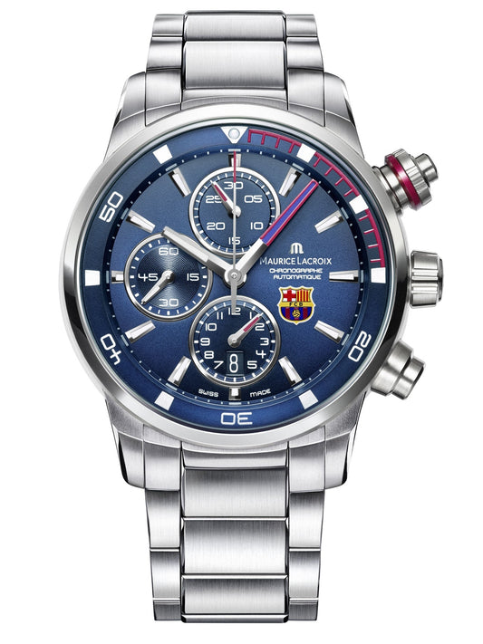 Maurice Lacroix Pontos S FC Barcelona Automatic Chronograph Men's Watch PT6008-SS002-431