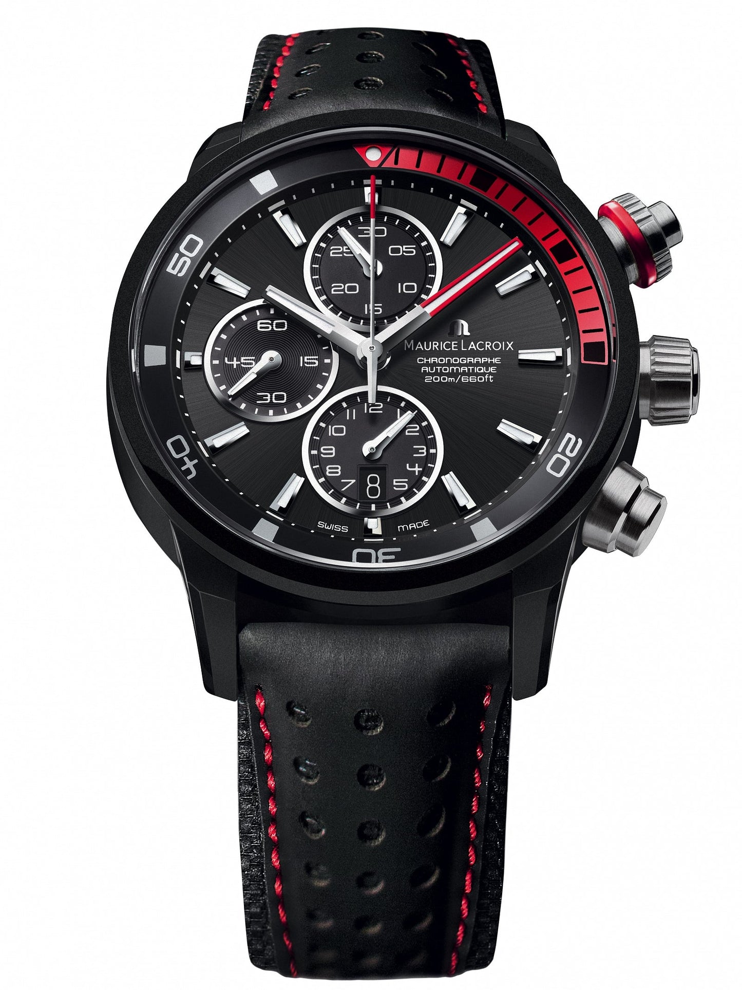 Maurice Lacroix Pontos S Extreme Automatic Chronograph Men's Watch PT6028-ALB01-331