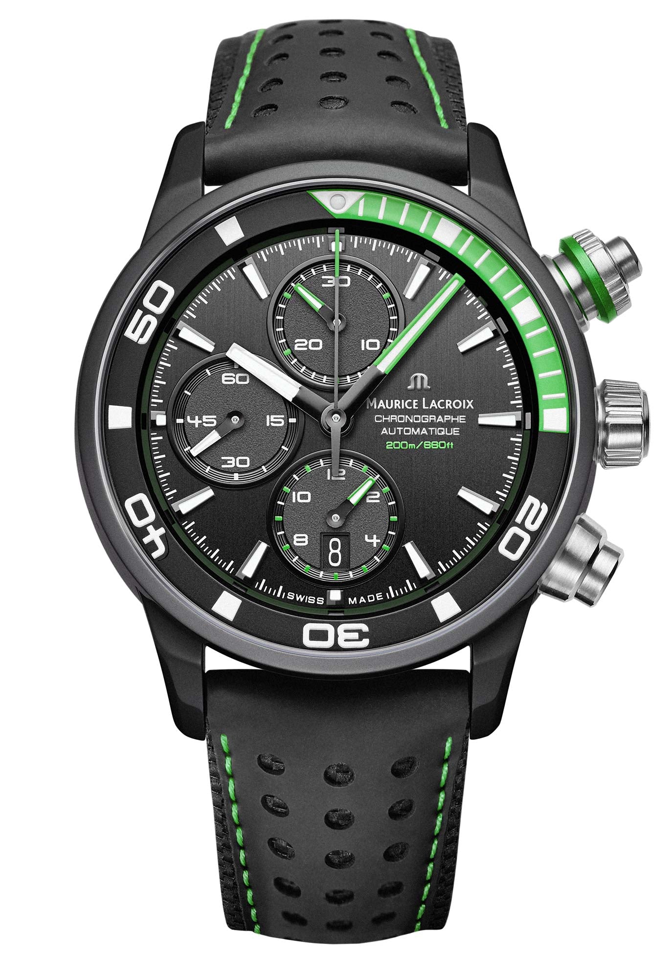 Maurice Lacroix Pontos S Extreme Chronograph Automatic Men's Watch PT6028-ALB01-332